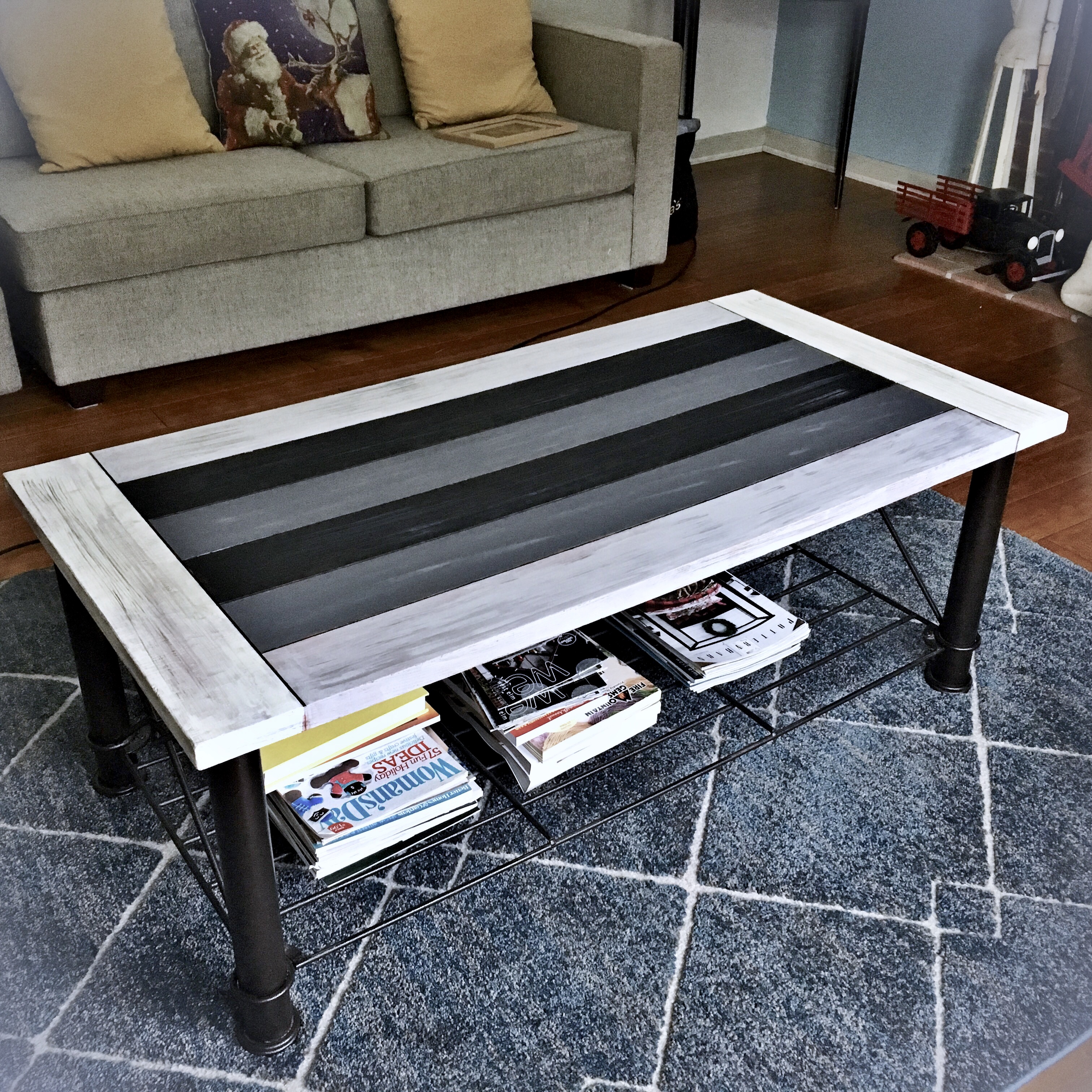 Farm Striped Coffee Table